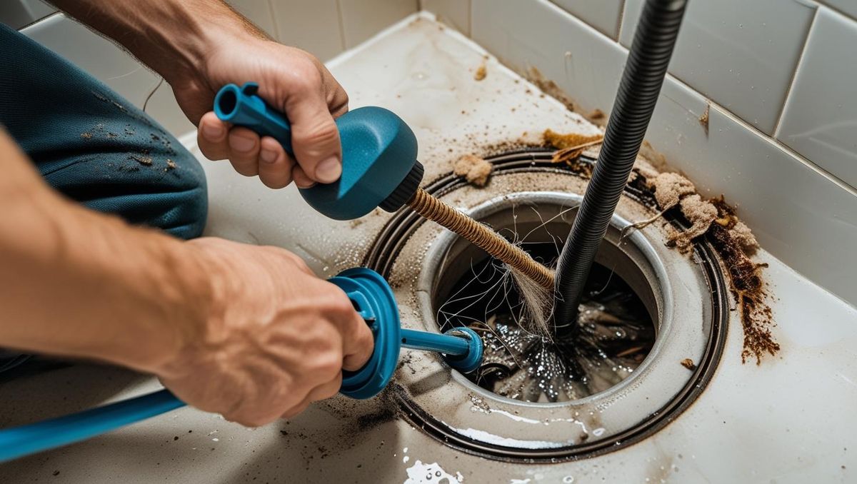 how professional plumbers handle tough drain blockages